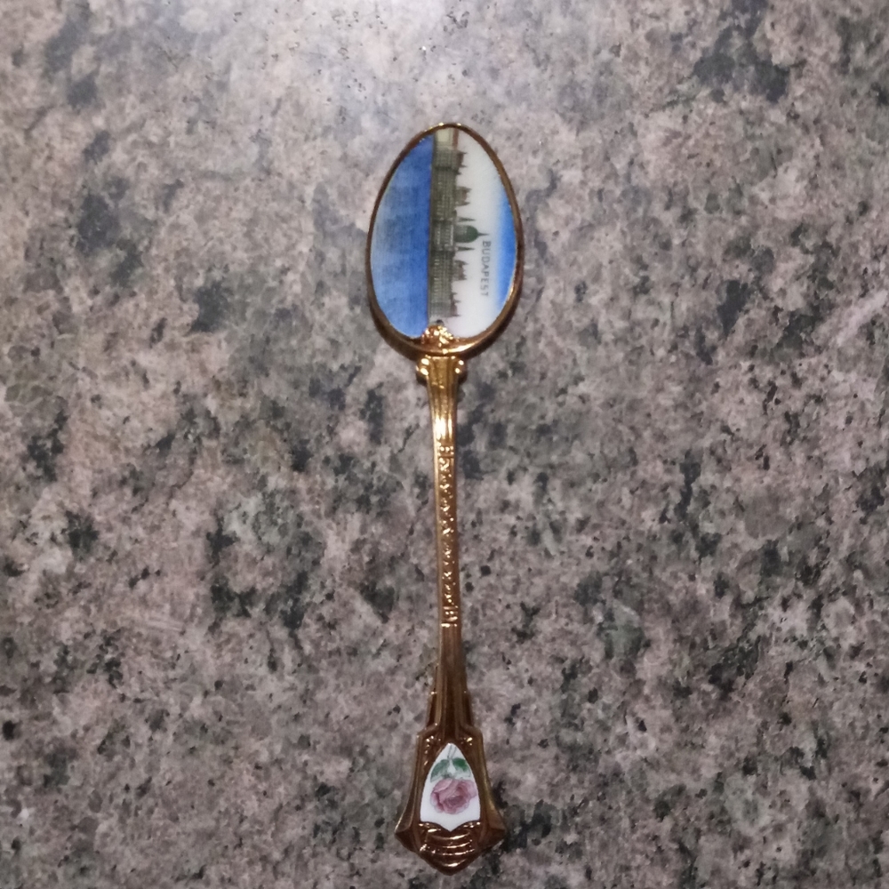 Vintage Souvenir Spoon, Budapest Hungary